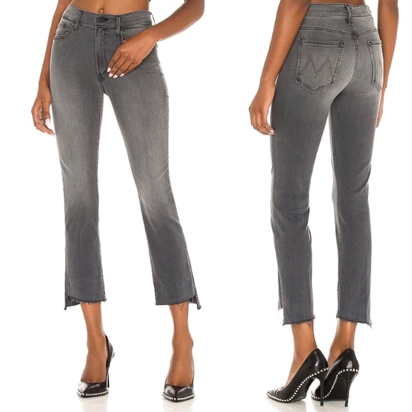 Mother The Insider Crop Jean Step Fray Hem Flare - Picture 1 of 10
